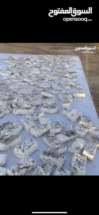 اجبان الخير  جبنه بيضاء بلديه حليب غنم صافي 100‎%‎ مكفوله