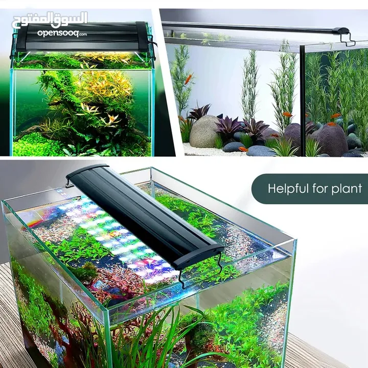 AQQA fish tank light,  إنارة حوض سمك نهري و نباتي