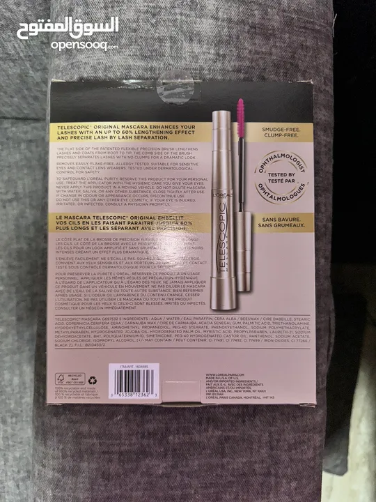 L'Oréal Paris Telescopic Original Lengthening Mascara. Original 100% 3 pack.