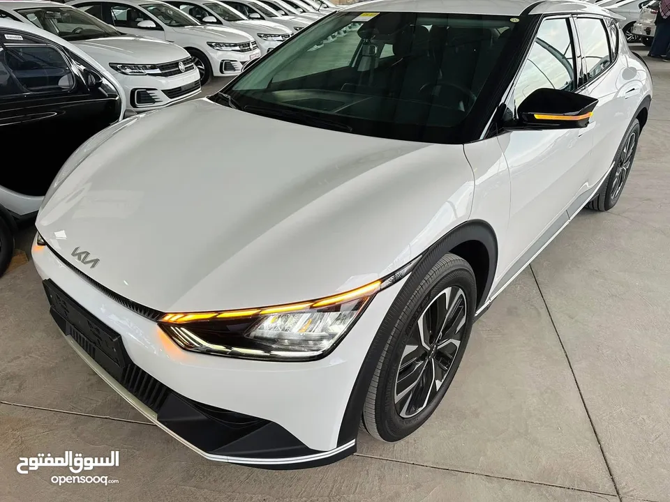 كيا EV6 وارد كوريا 2022 فحص كامل كرت ابيض ممشى 70 الف KM استخدام شخصي