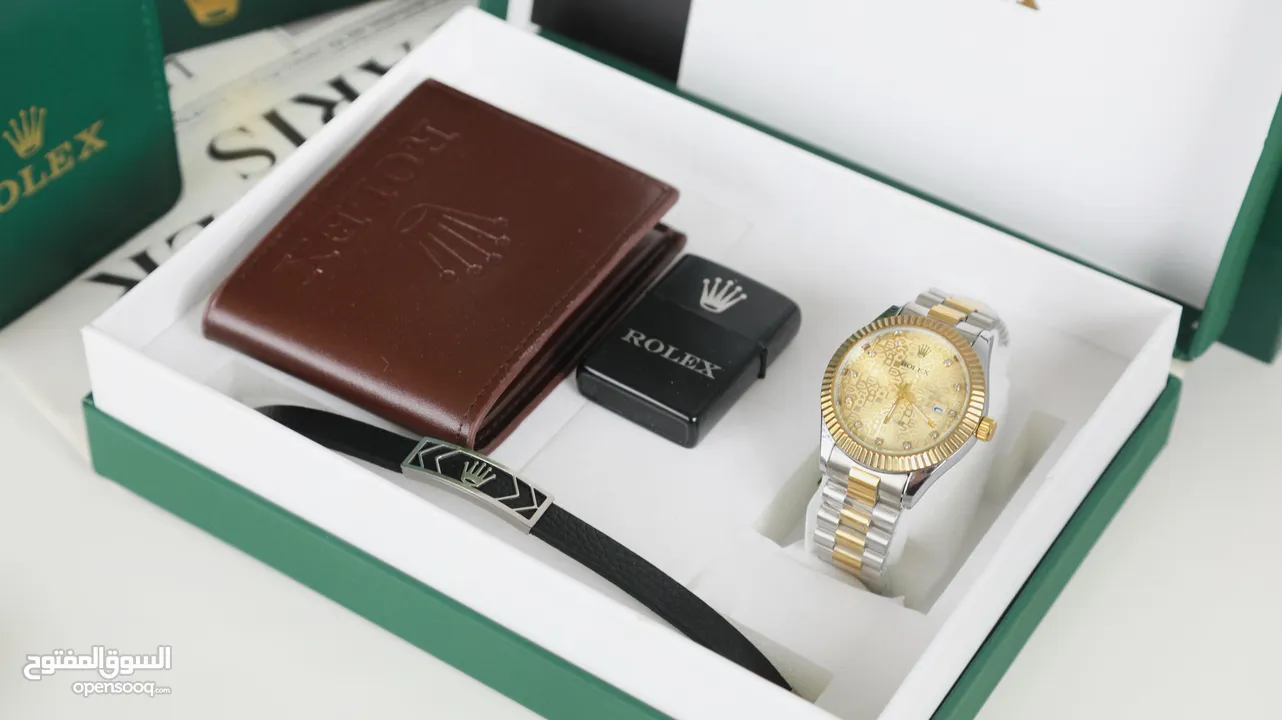 وصل البكج الملوكي  الجديد والقوي ساعات  ROLEX  كوبي ماستررجالي الأكثر مبيعًا  اعلى صنف طبعا