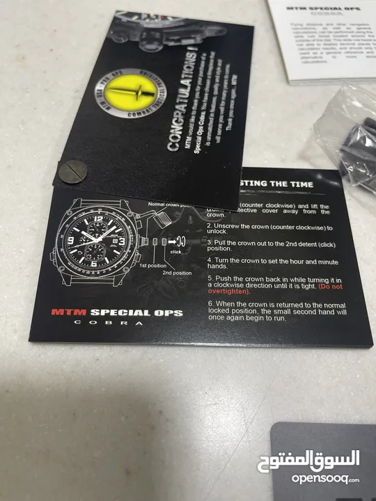 ساعة MTM COBRA مستعمله بحالة ممتازة جداً للبيع