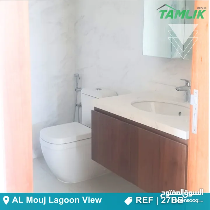 Apartment for sale Or Rent in Al Mouj at (Lagoon view Project)  REF 27BB