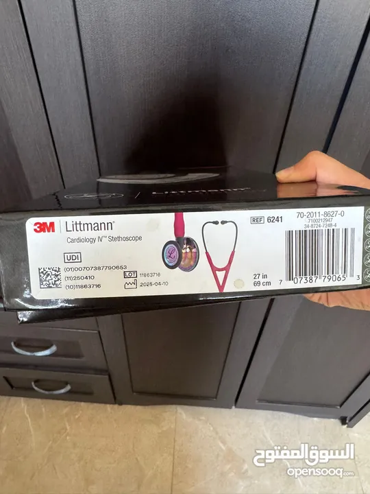 سماعة(littmann cardiology iv) الأصلية من الولايات المتحدة