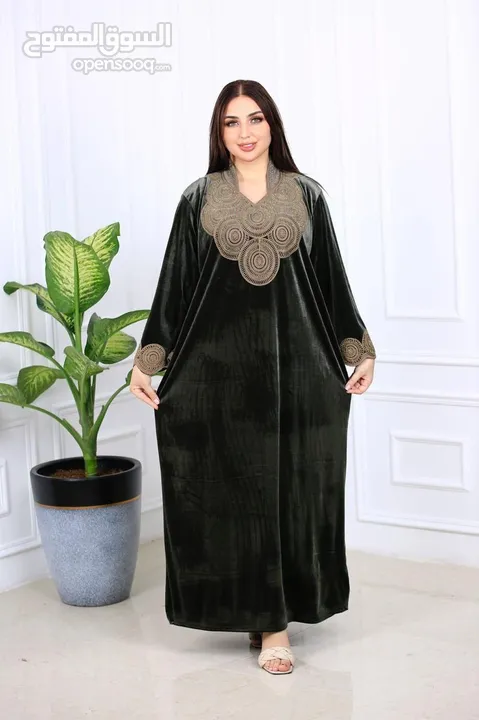 دشداشه نسائي خامه مخمل جدا راقيه   القياس /L.XL.2XL   متوفره خدمه توصيل لكل المحافظات