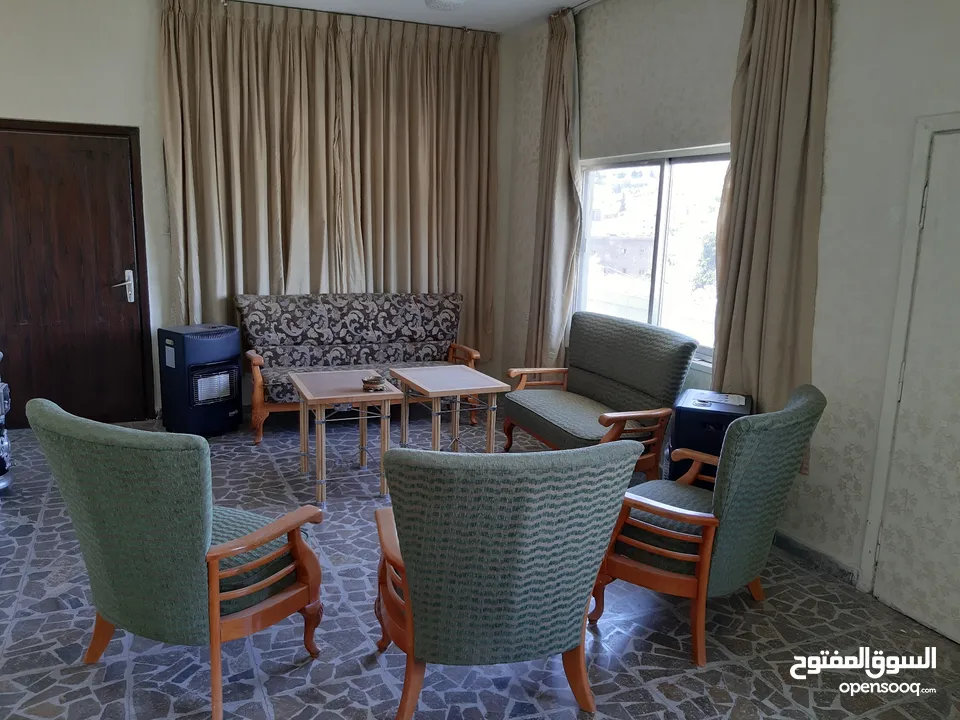 furnished apartment in jabal Amman near Architect Germany uni.2 bedroom 2 bathroom and living room