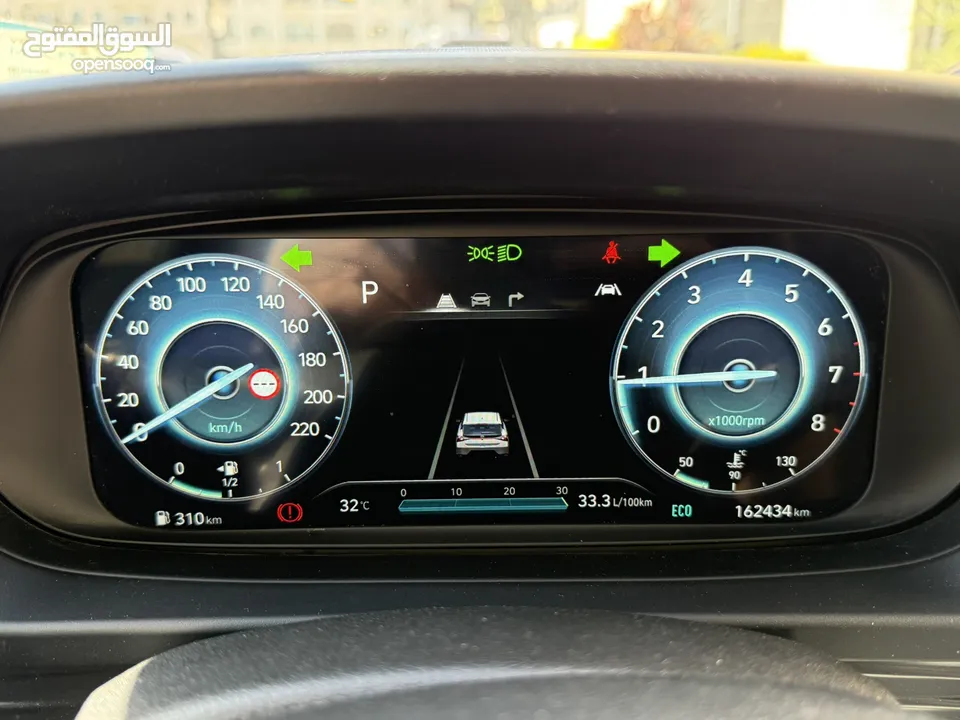 هونداي i20 ترخيص 2023 محرك 1000 بنزين/بطاريه مساعده 48v