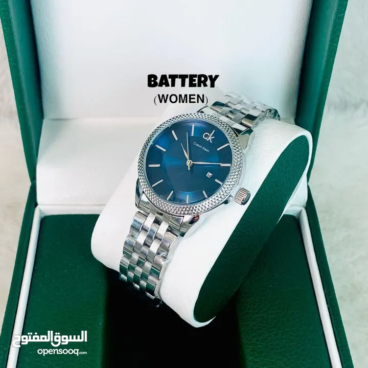 ساعة رجالية ونسائية من ماركات عالمية مختلفة  Rolex // Tissot // kalvin klein // cartier //  cucci