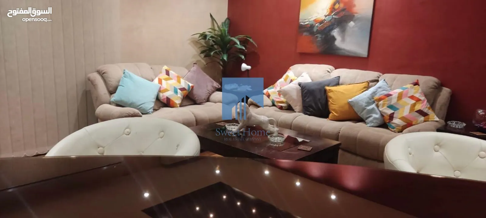 شقة فاخرة للبيع في الدوار السابع  - بالقرب من كوزمو طابق اول 100م تشطيب سوبر ديلوكس بسعر مغري