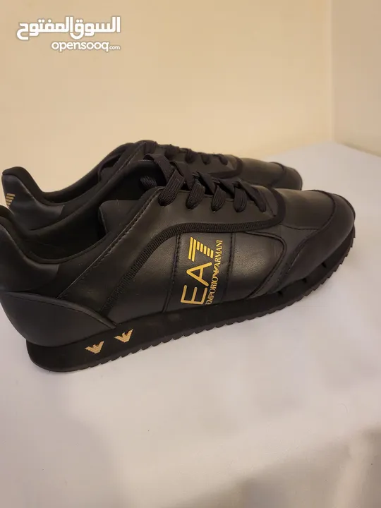 EA7 EMPORIO ARMANI NAVY BLUE SILVER SNEAKERS 40