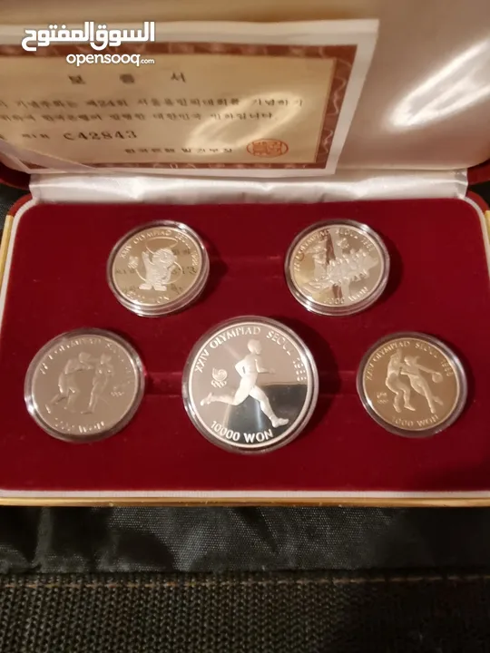 مجموعة اصدار خاص للالعاب الاوليمبية في كوريا عام 1988  Special collection for the 1988 Olympics