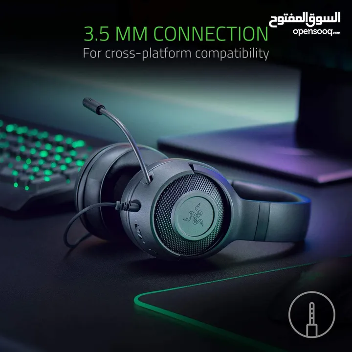سماعة الألعاب Razer Kraken X خفيفة الوزن: 7.1 ريزر كراكين اكس خصم قوي قوي جداا