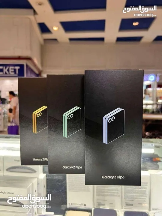 جلاكسي زد فليب 6 5G جديد افضل كفالة الوكيل الرسمي جميع الالوان // Z Flip 6 5G 256/512