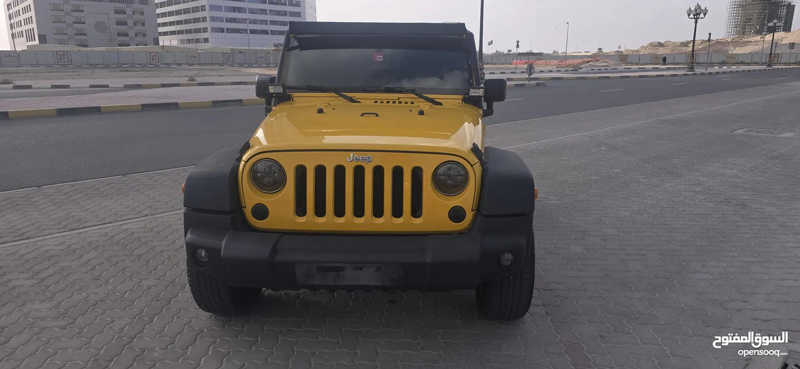 Jeep Wrangler Sport , Model 2015 , 6 Cylinder, GCC , In Agency Conditions,