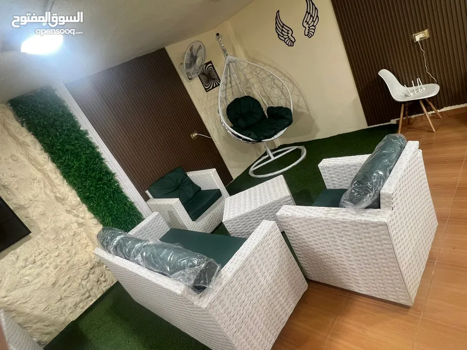 طقم راتان 5 مقاعد