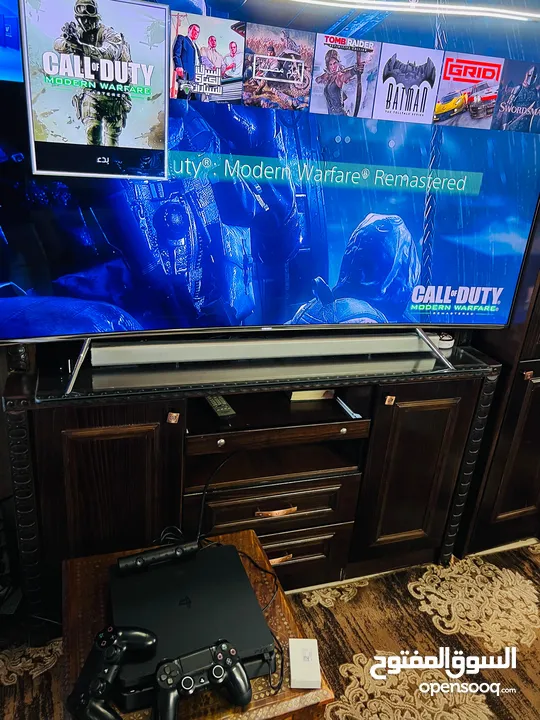 Playstation Slim 4 مهكر  بلاستيشن 4 سلم