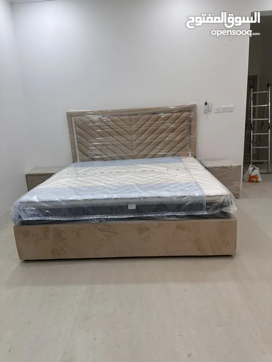 Bed ,sofa ,cupboard,curtains