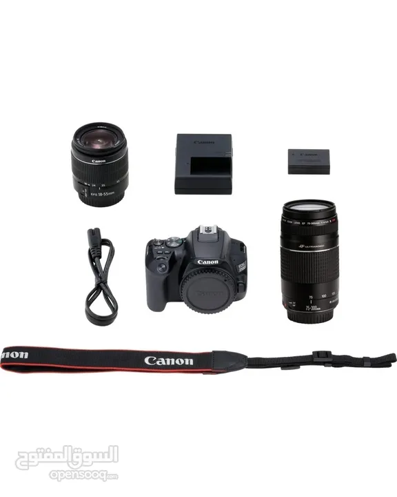 كاميرا كانون EOS 250D بحالة ممتازة وسعر مناسب