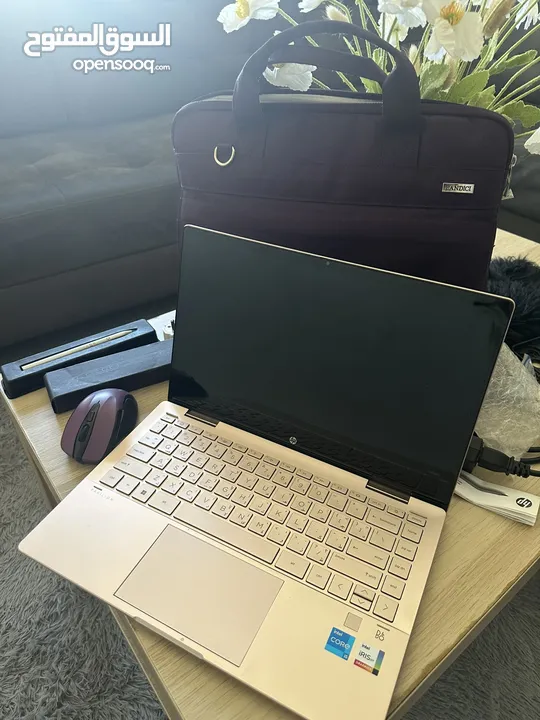 لابتوب  Hp pavilion x360 جديد مفتوح غير مستعمل
