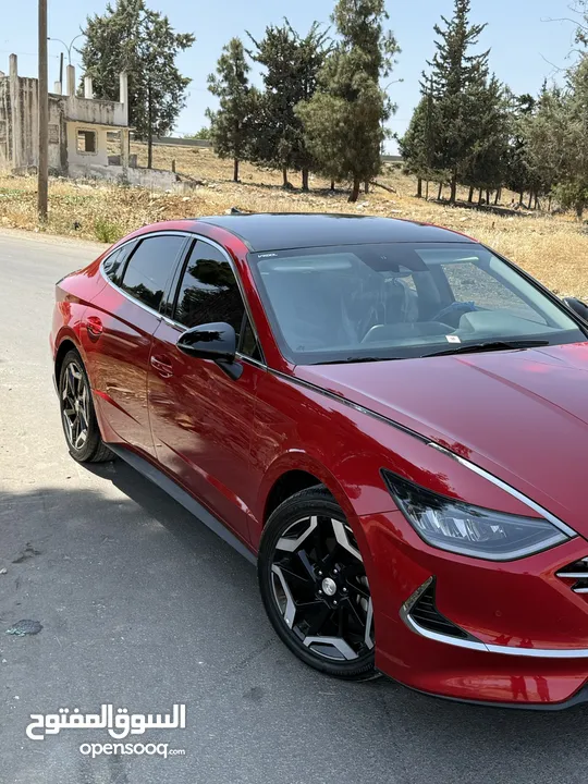 هيونداي سوناتا انسبريشن 2022 Sonata Black edition  سبورت حرة مميزة عداد قليل 49 الف km فحص كامل فل