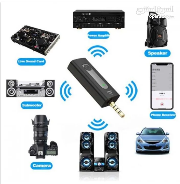 مايك مايكروفون احترافي وايرلس Jack 3.5mm Wireless Microphone