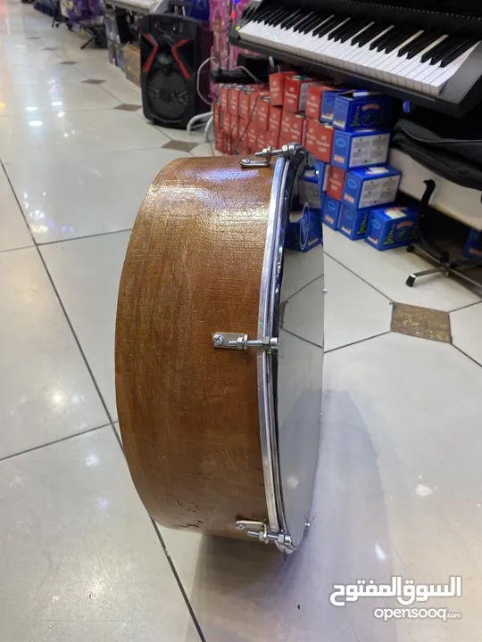 دف كاتم طار خشب عريض