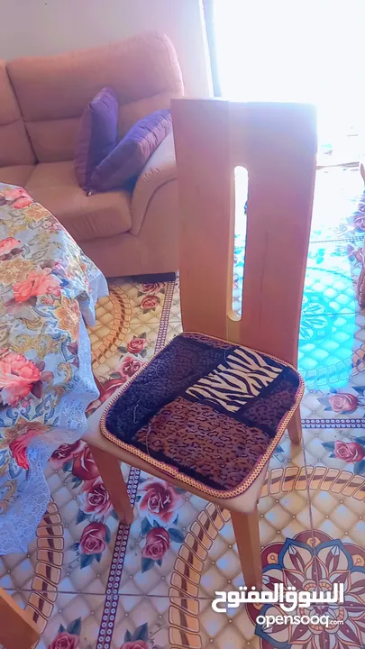 طاوله سفره خشب زان للبيع