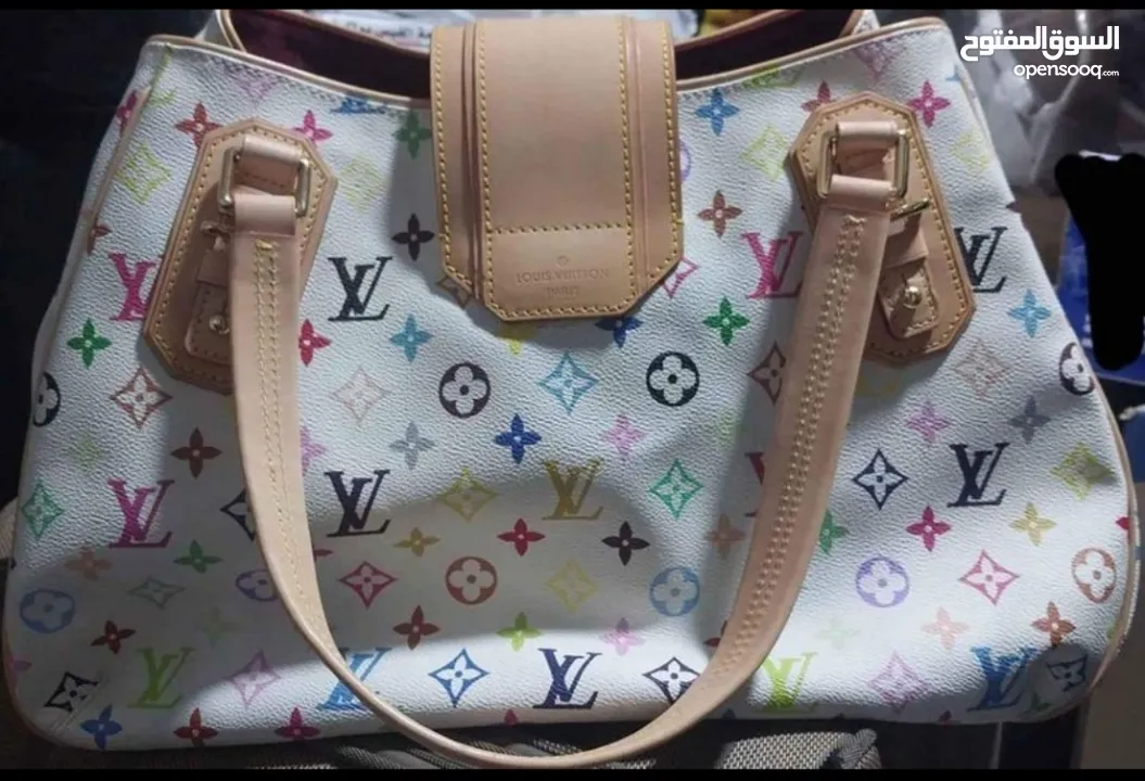 louis vuitton multicolor tote bag
