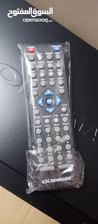 مشغل دي في دي DVD حديث نوع Olsenmark شاشة تحكم ريموت مخارج HDML MP3  و USB