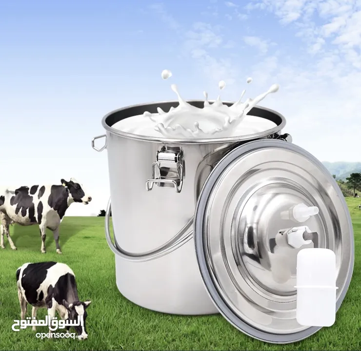 عرض مميز متوفر توصيل مجاني/ حلابات الأبقار الكهربائية سعة الخزان 5 لتر و 10 لتر ستانستيل  ذات كفاءة
