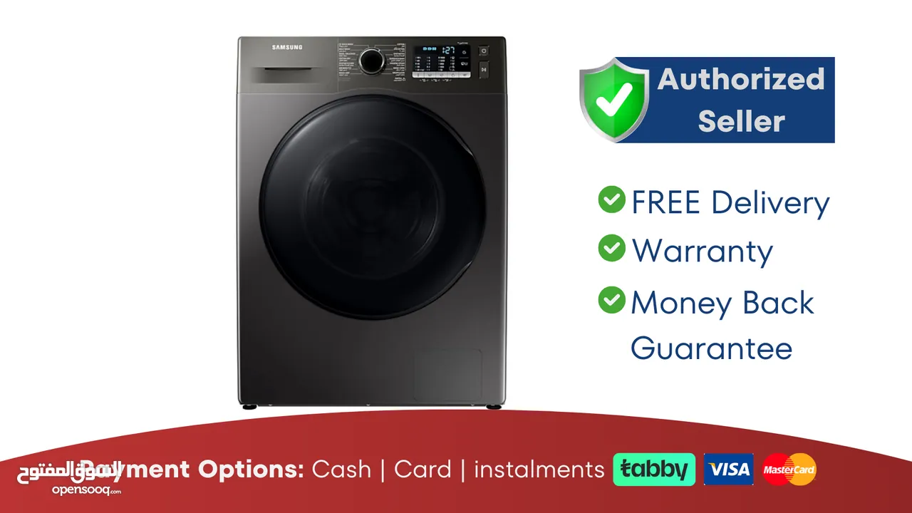 Samsung 8KG Fully Automatic Washing Machine  Brand New  1 Year Warranty  FREE Delivery