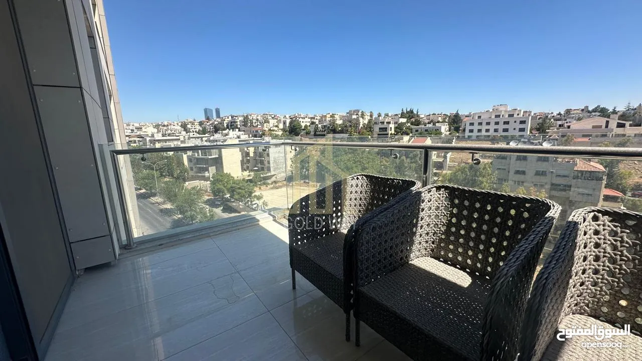 في أجمل مناطق عبدون شقة مفروشه للبيع طابق ثامن 133م بسعر مميز / ref 9539