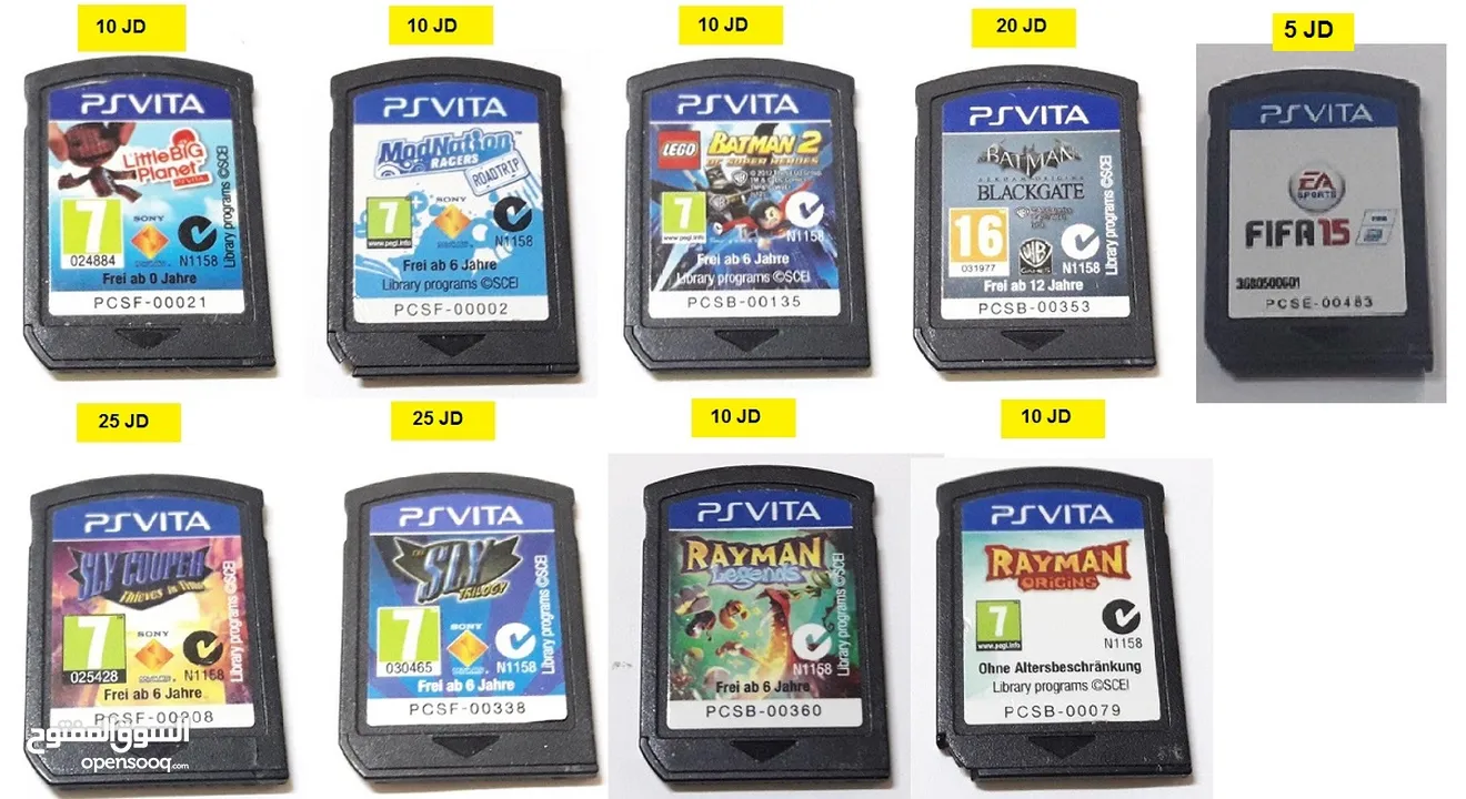 العاب اصلية ناينتدو Nintendo Gameboy Sega Sony psp 3ds wii u snes