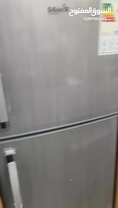 ثلاجه سامكس 252ليتر انفرتر لون سلفر بسعر حرق ل 3ايام