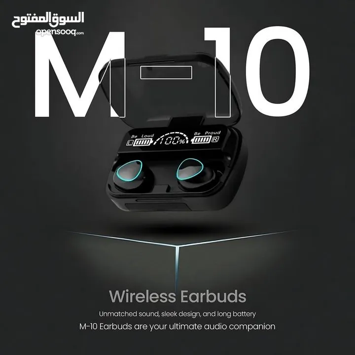 عرض سماعه ايربودز m10 +ساعه سمارت وواتش T800 ultra  smart watch T800 ultra +earbuds m10