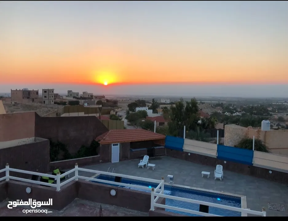 شاليه ومزرعة للبيع في أجمل وأهدى مناطق البحر الميت الغور جوفة الكفرين