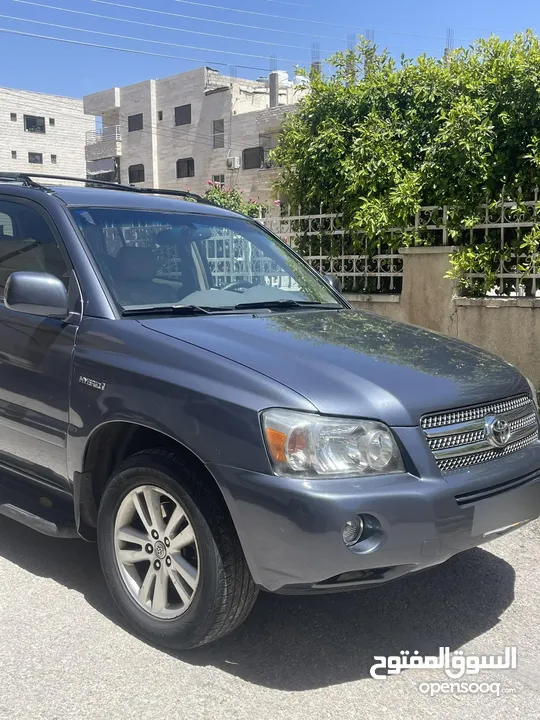 جيب تويوتا هيلاندر موديل 2007 لون مميز فل اضافات فحص كامل سبع راكاب