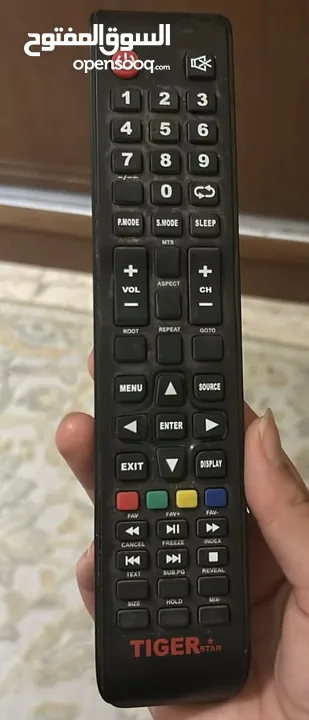 شاشه تلفزيون تايكر/43/بوصه مع ريموت الاصلي