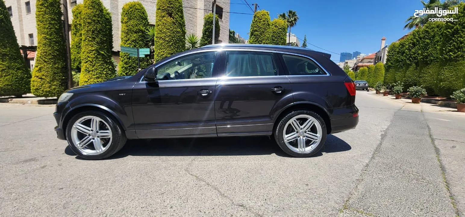 كاش أو اقساط من المالك AUDI Q7 2013 SLINE ممشى قليل 3.0cc سوبر تشارج فل كامل أعلى صنف فحص كامل