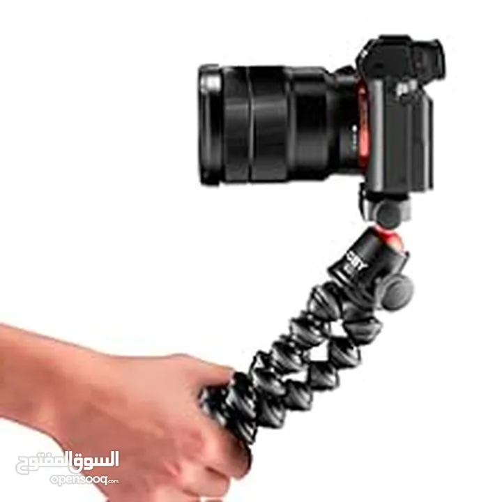 JOBY GorillaPod 3K Pro Kit, Stand & BallHead with QR Plate, 3 kg Load Capacity  Flexible Tripod