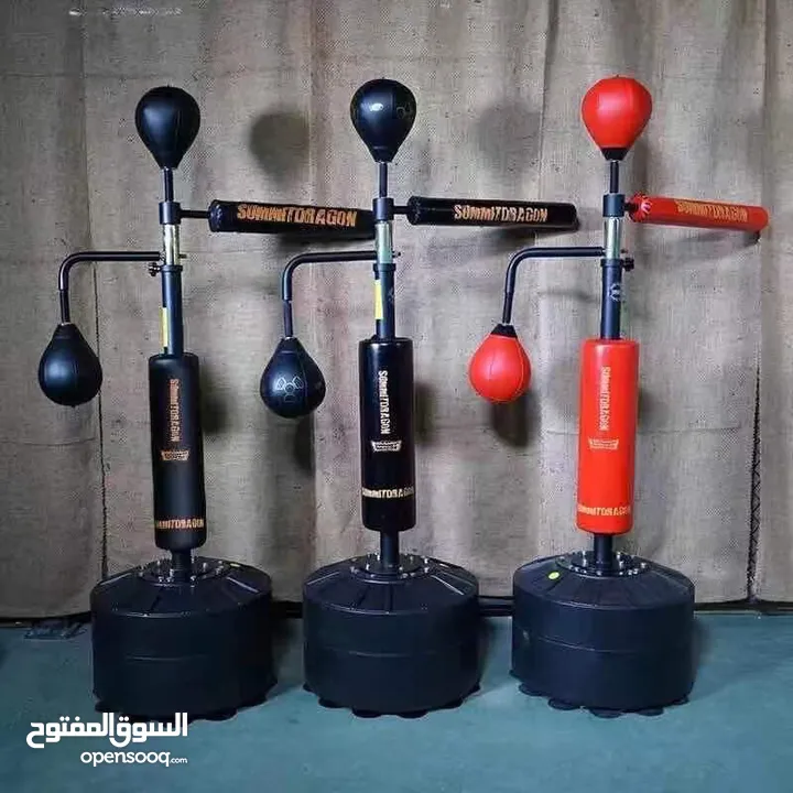 ستاند الملاكمة دبل نجاصة مع عصا