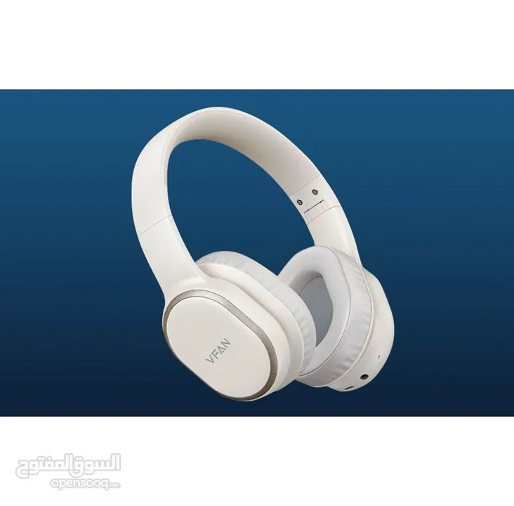 سماعات هيدسيت أصلية وايرلس بصوت جودته عالية وتدوم البطارية لفترة طويلة  VFan Wireless Headset BE02