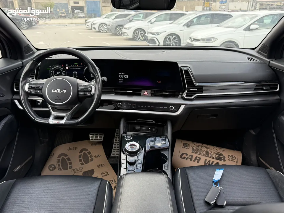 كيا سبورتاج GT Line ترخيص 2022 محرك 1600 هايبرد plug in/يقطع على الشحنه 65 كيلو متر  271 حصان