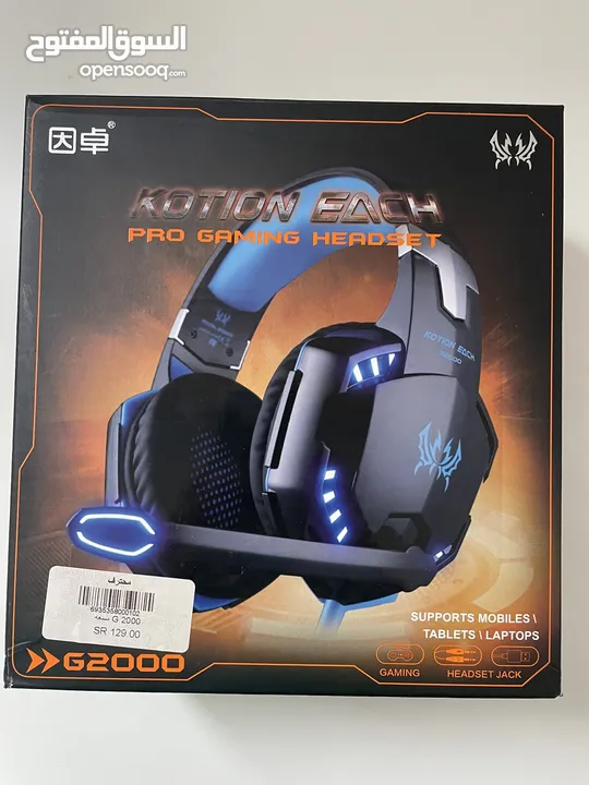 سماعه PRO GAMEING HEADSET جديده للبيع