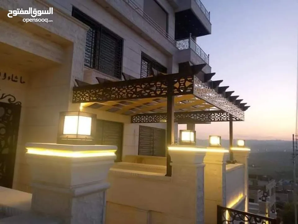 تفصيل وتركيب معرشات خشب براجولات مع اشرعه