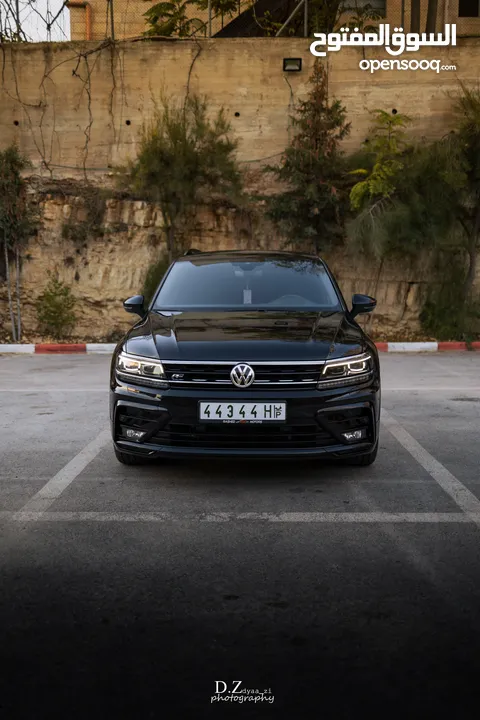 VW TIGUAN R_LINE  2000CC GASOLINE  4X4  امكانية البيع بدفعة اولى والباقي لغاية 4سنوات =48 شهر