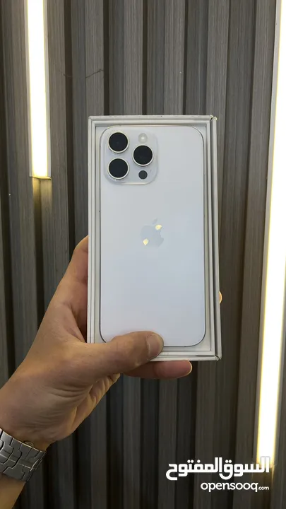 iPhone 16 Promax 256GB / Middle East / Battery : 100% / Box charge / Apple Warranty : 9/12/2025