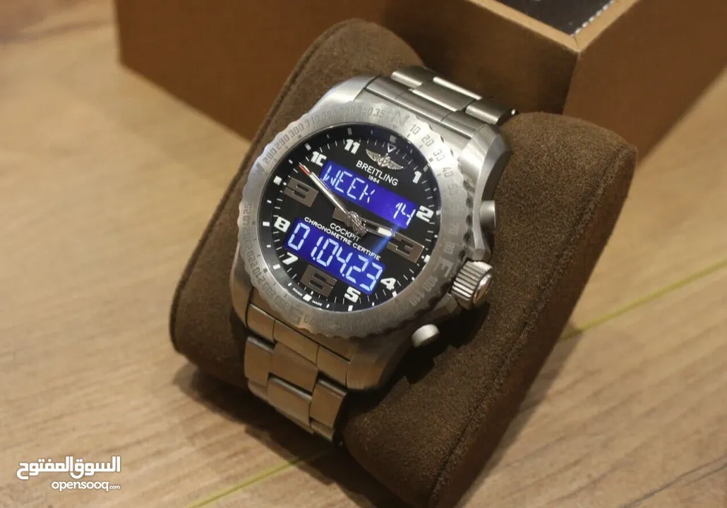 Breitling Cockpit B50 Professional EB5010 Black Dial Titanium full set box paper
