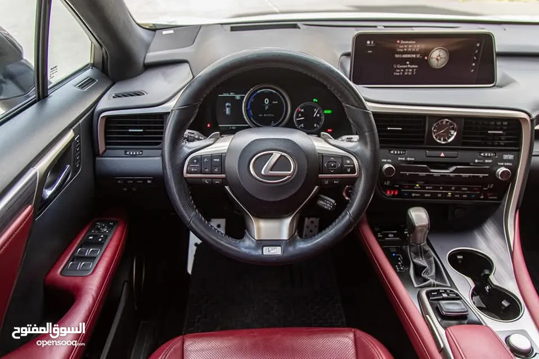 ‏ مميزة جدا Lexus Rx450h hybrid 2019 F-sport