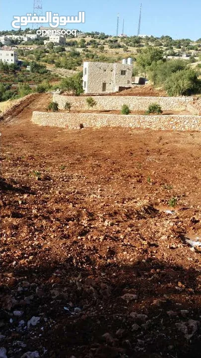 مزرعه مع بيت راقيه راس منيف موقع مميز مطله و بسعر مغري جدا